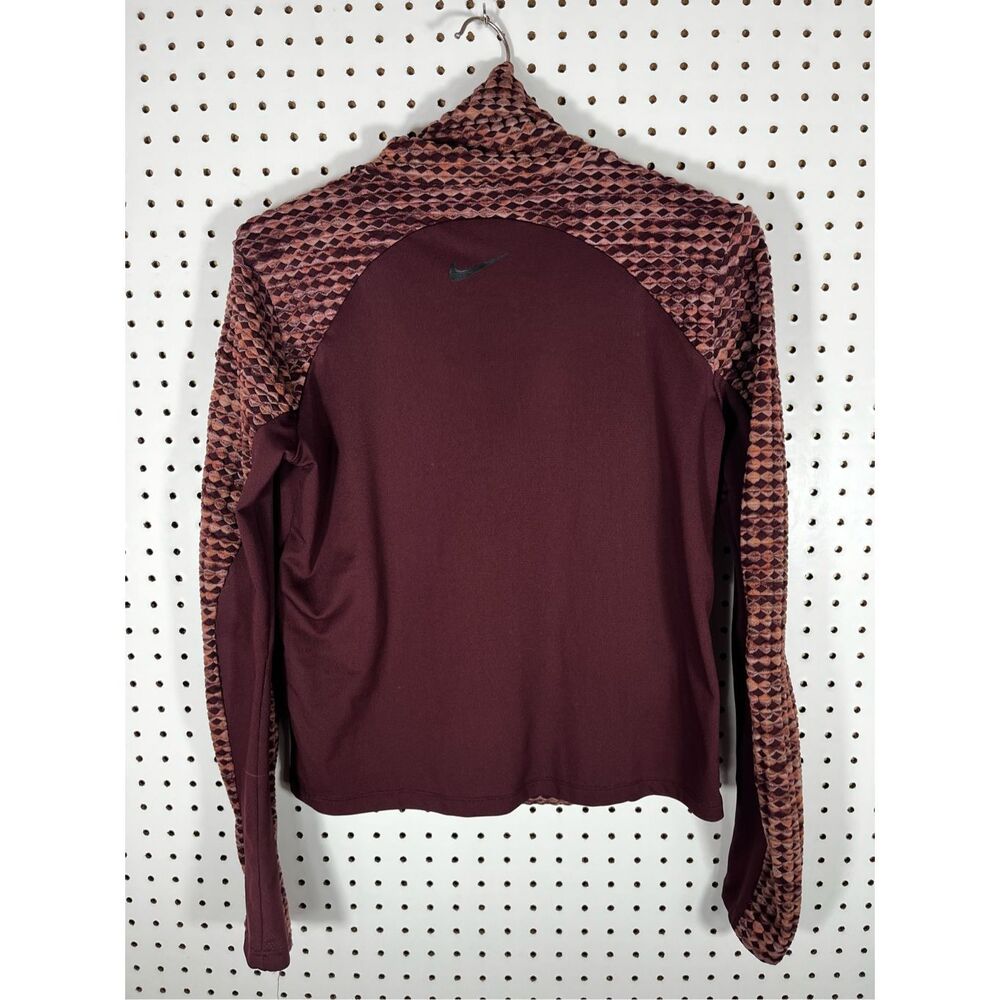Nike Hyperwarm Mock Neck Pullover Sweatshirt Size… - image 2